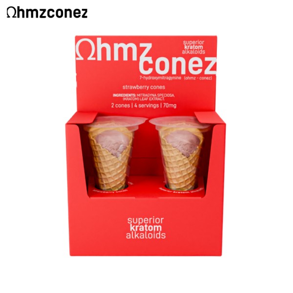 OHMZ CONEZ BY EXODUS 7 HYDROXY CONES 2CT/8PK